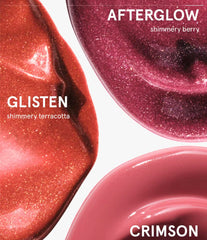 Glossier Cloud Paint Trio holiday tin packaging for gifting and display.