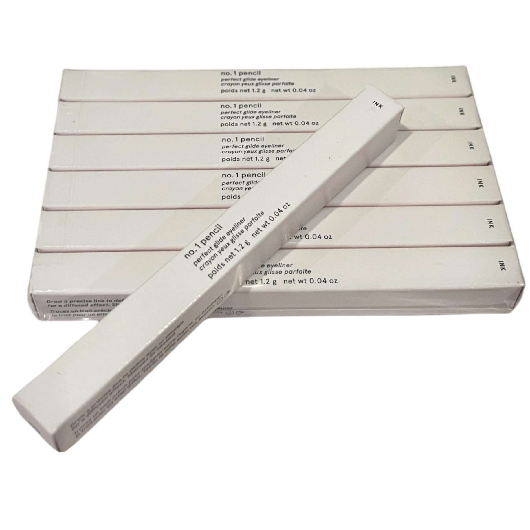 Glossier No. 1 Pencil close-up demonstrates long-wear formula for all-day definition.