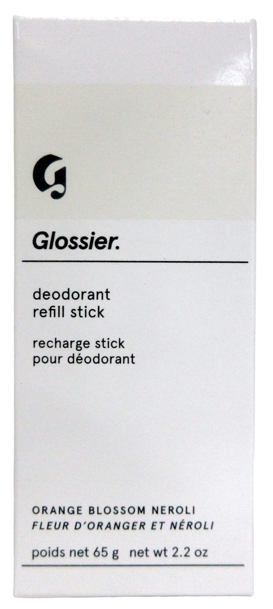 Glossier Orange Blossom Neroli deodorant refill closeup with fresh scent for daily wear