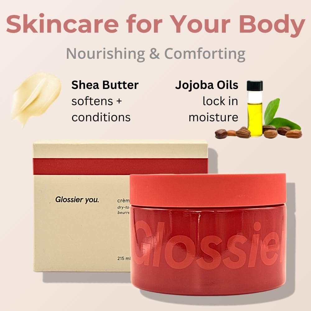 Label detail on Glossier You Creme De You packaging