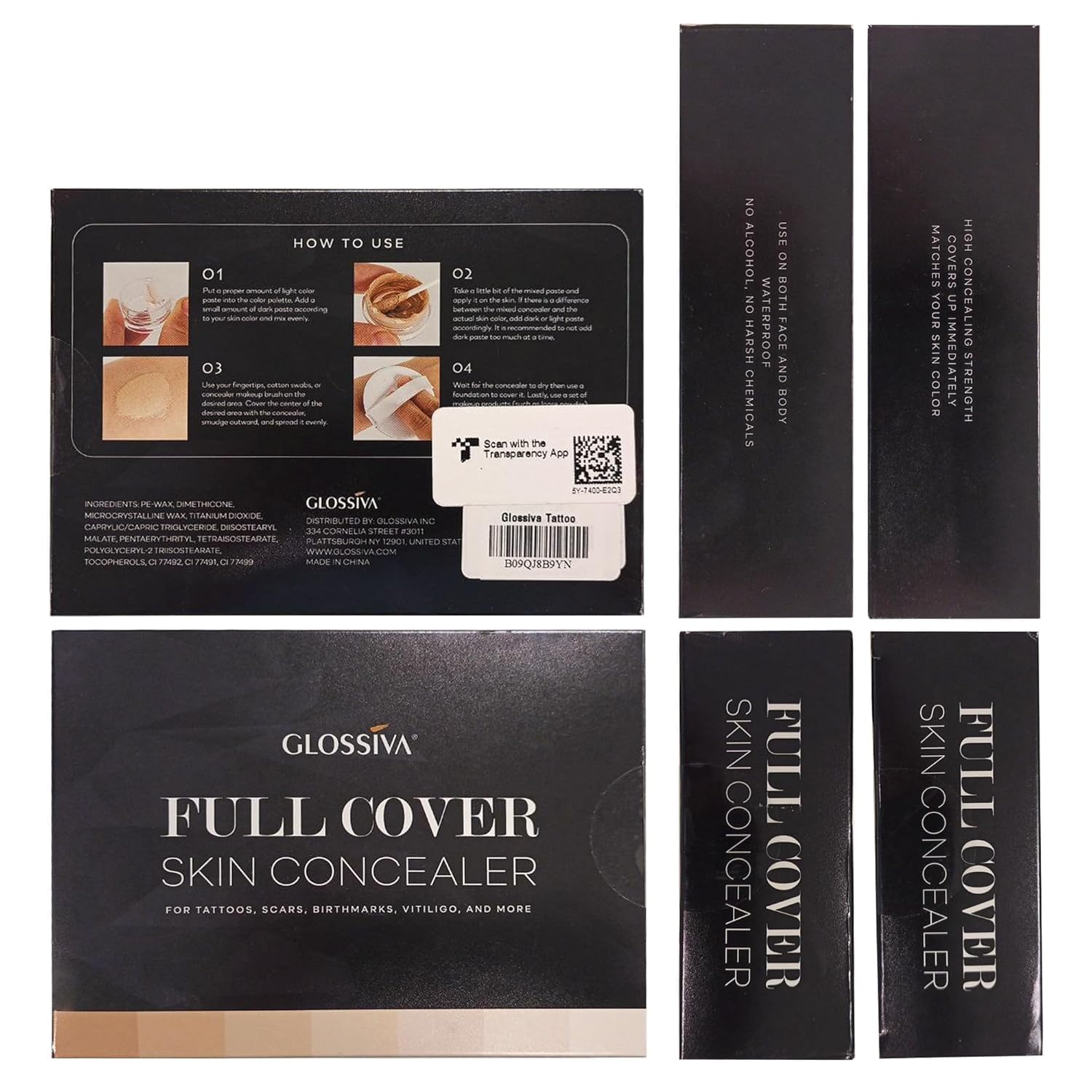 Glossiva setting spray compatibility shows extended wear