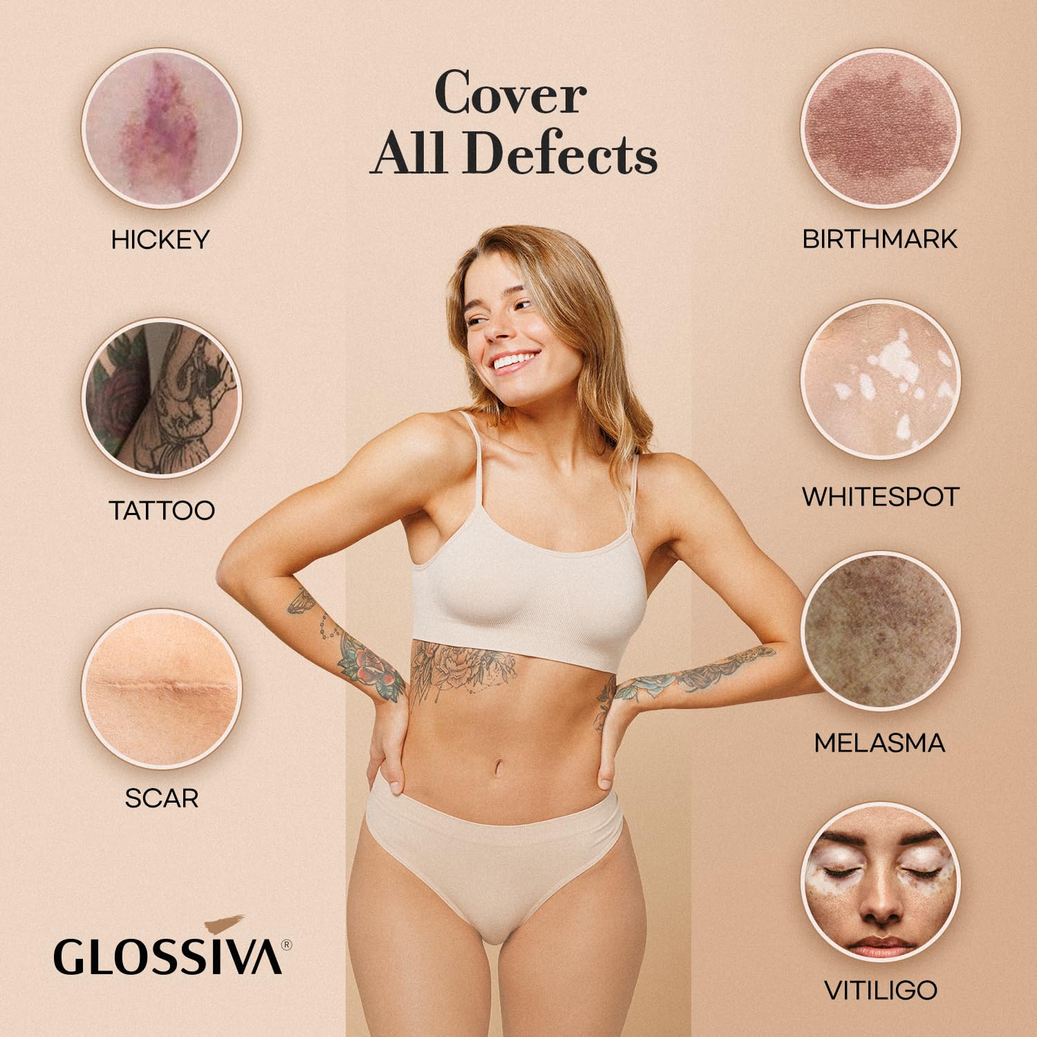 Glossiva skin-tone paste mixing for a perfect shade blend