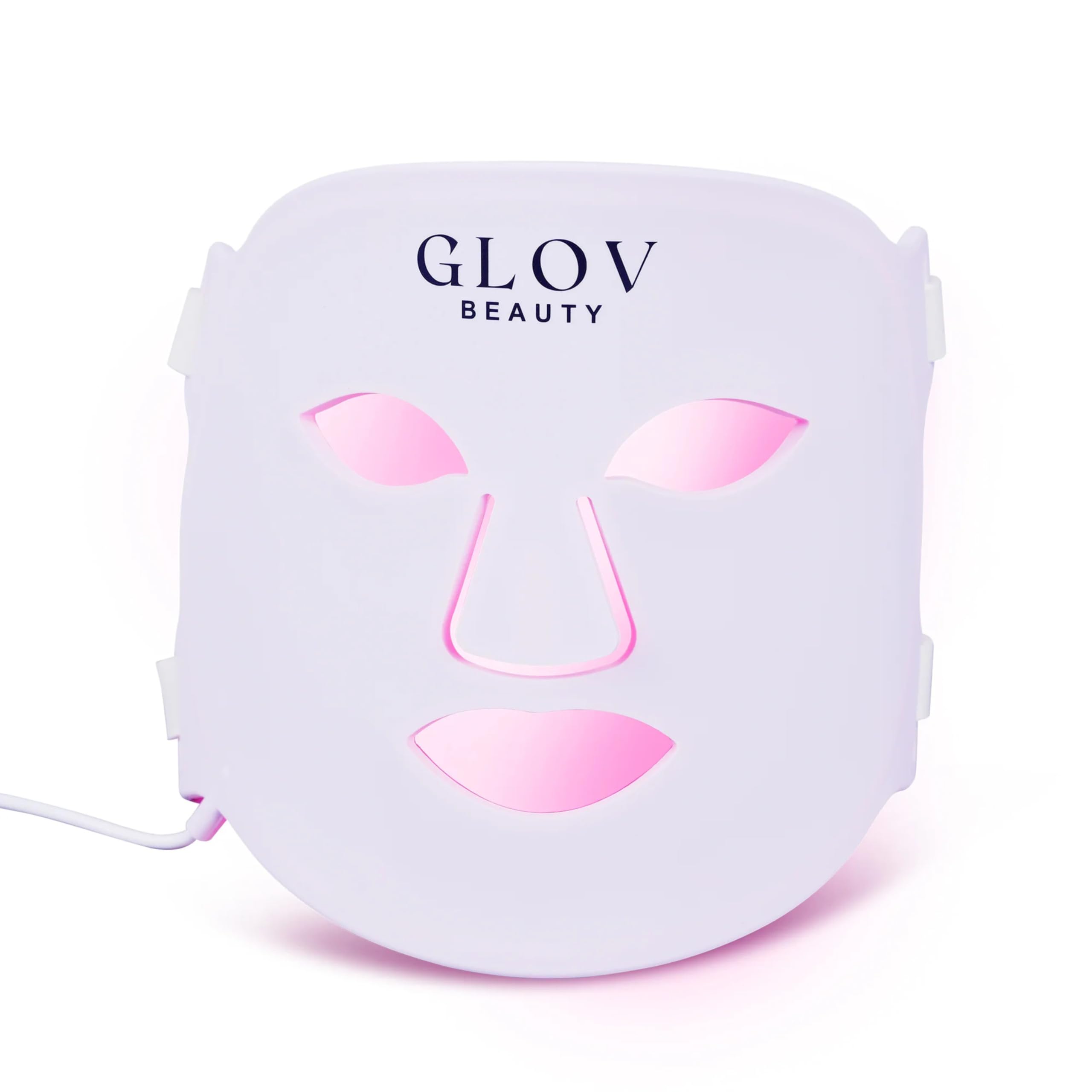 Glov Beauty LED mask USB-C charging cable for quick power top-up.