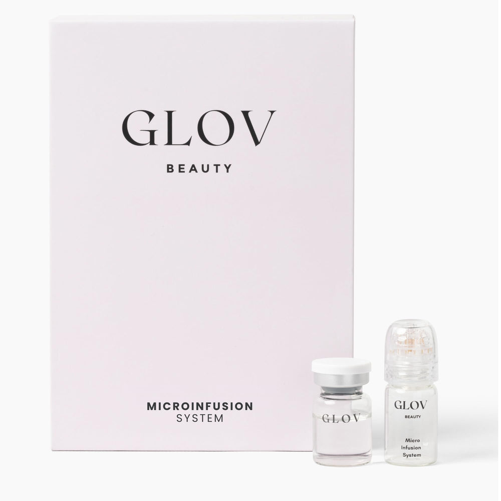 Glov Beauty micro infusion system stamp for face and lips delivers even serum distribution