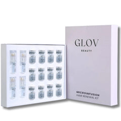 Glov Beauty micro stamp 0.25mm gold for precise scalp hydration.
