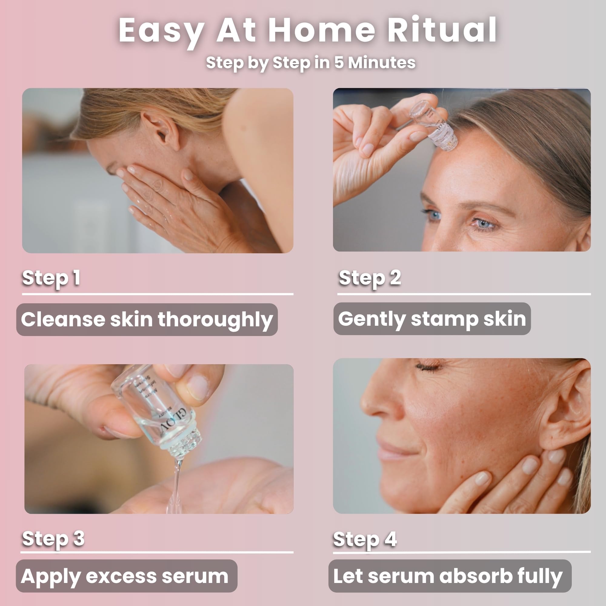 Glov Beauty licorice-root serum supports bright-looking, refreshed skin after stamping sessions