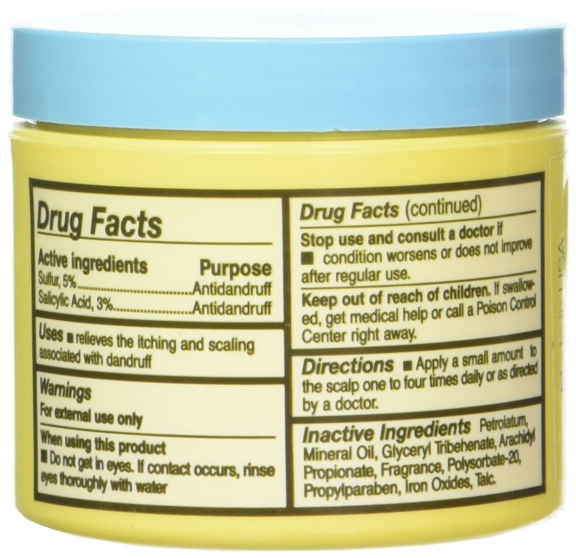 Glover's Medicated Ointment application-scalp demonstrates soothing relief for irritated scalp.