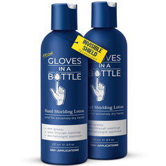 Gloves In A Bottle shielding lotion unscented 8oz bottle, long-lasting moisture for dry skin