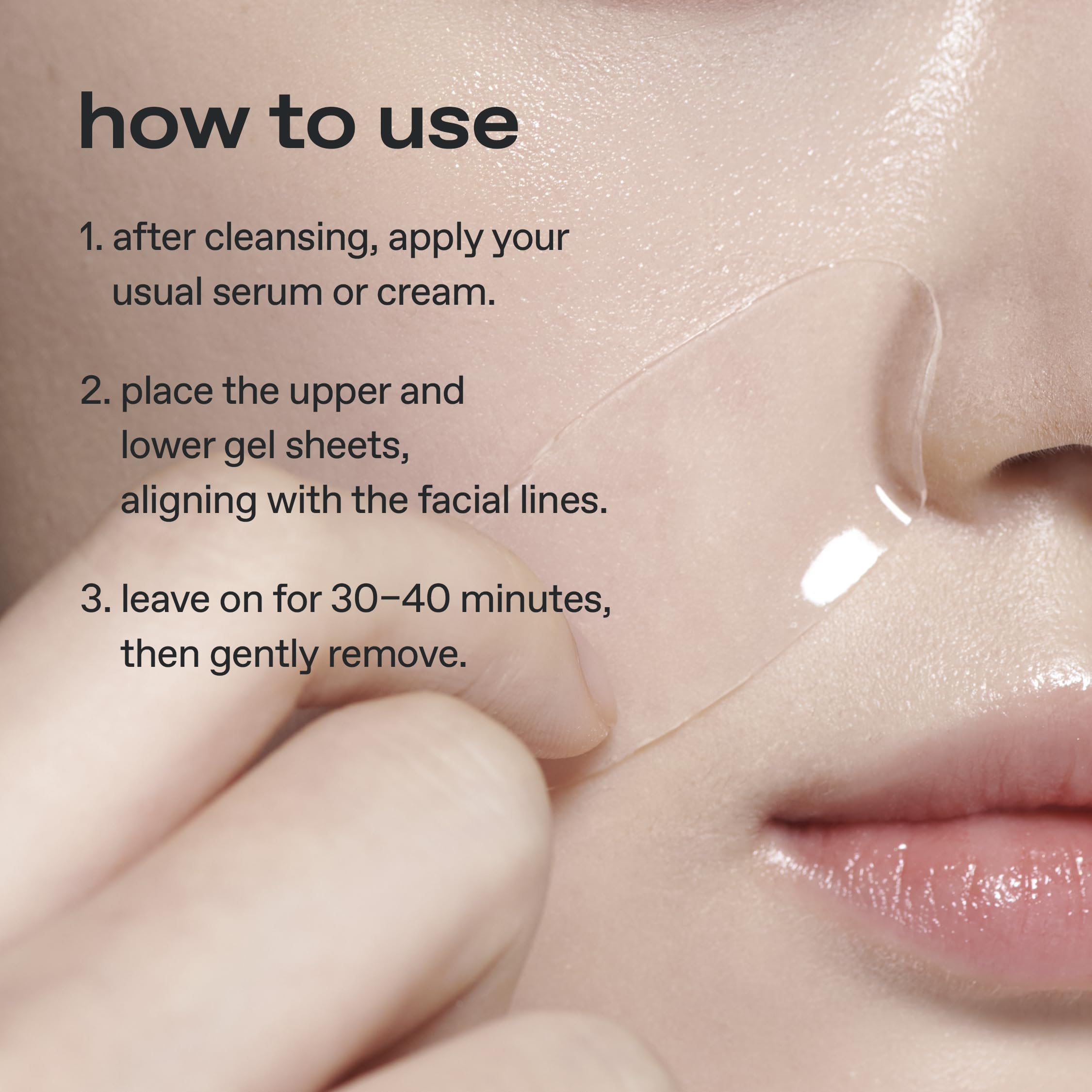 Glow Aloe Hydrogel Mask self-care-routine visual for daily use.
