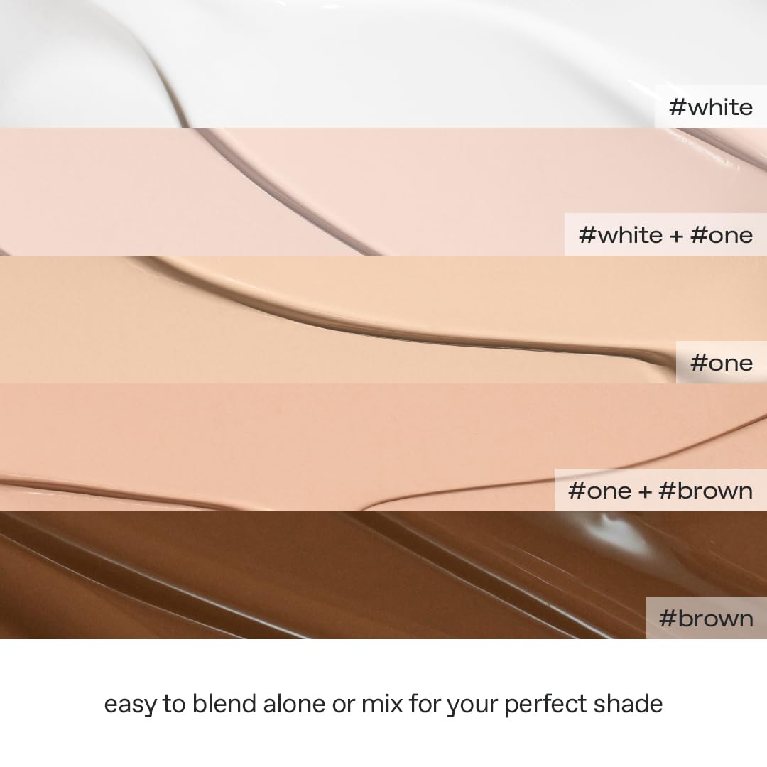 Glow blemish balm white packaging showcases skincare-inspired branding for daily hydration.