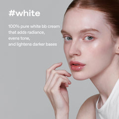 Glow blemish balm white swatches reveal even tone with a subtle tone-up effect.