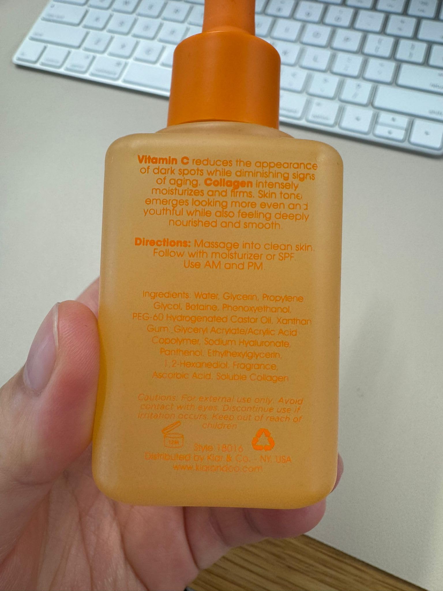Vegan cruelty-free icon with Glow Elixir branding