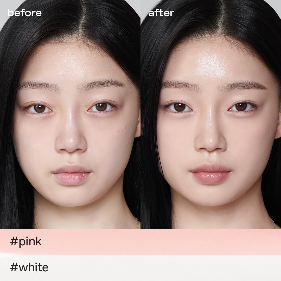 Glow not dry concealer dual-colors swirl highlights natural dimension and brightens under-eyes.