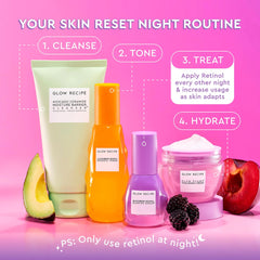 Glow Recipe blackberry extract close-up highlighting berry-derived antioxidants for skin resilience.
