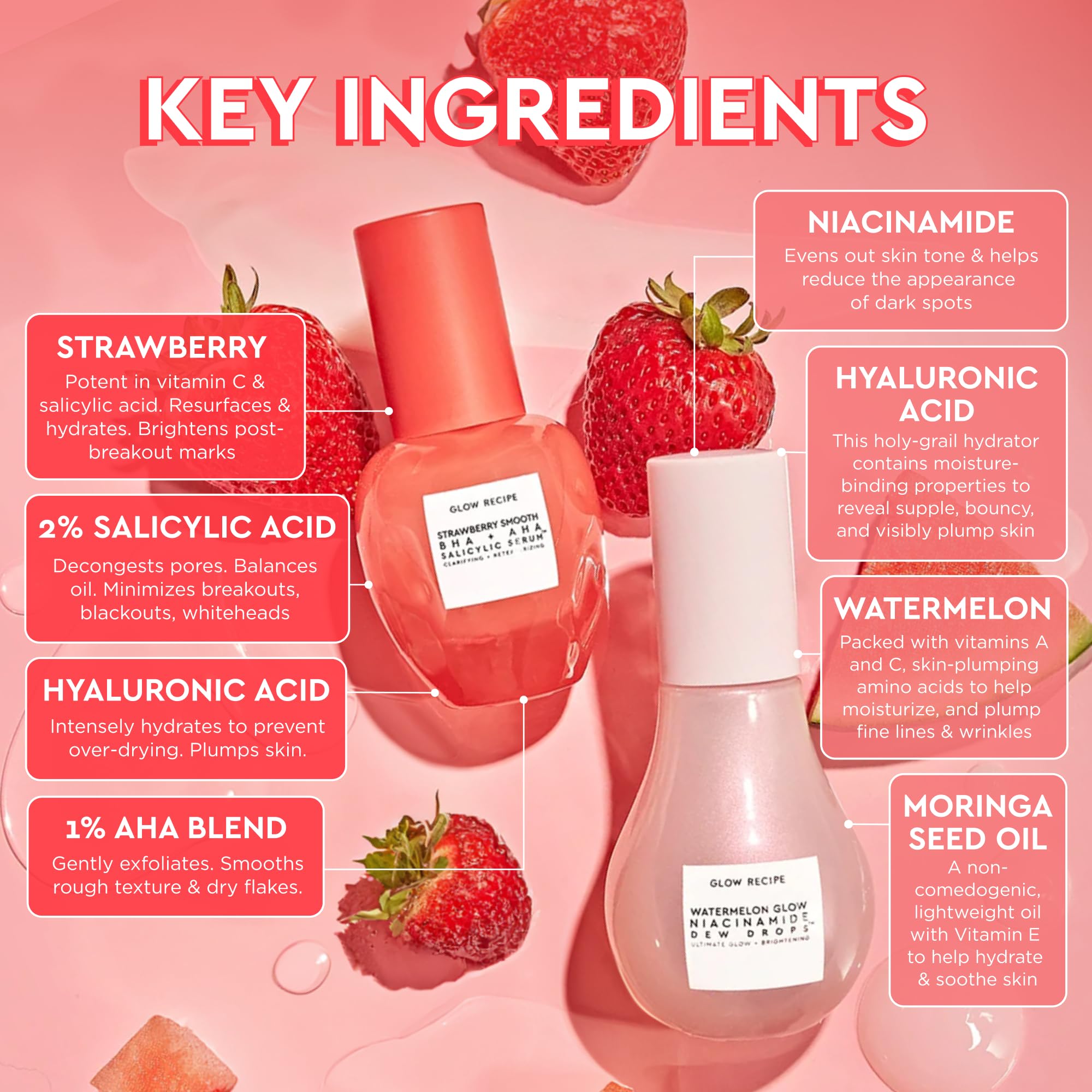 Glow Recipe Cloudberry Essence Toner bottle for lightweight hydration.