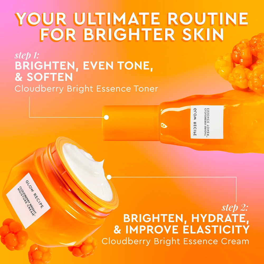 Illustration of cloudberry fruit and antioxidant-rich ingredients.