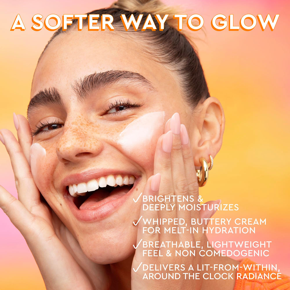 Ingredient highlights: CoQ10 and peptides visual with Cloudberry imagery.