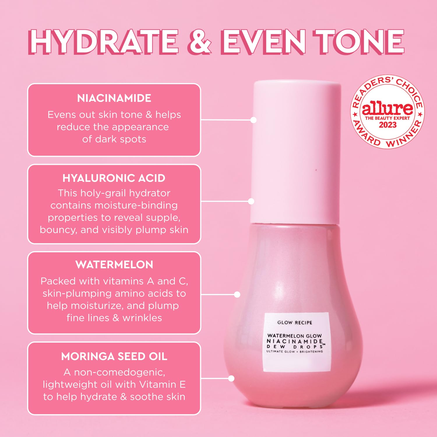 Glow Recipe dewy gel texture serum highlights lightweight hydration