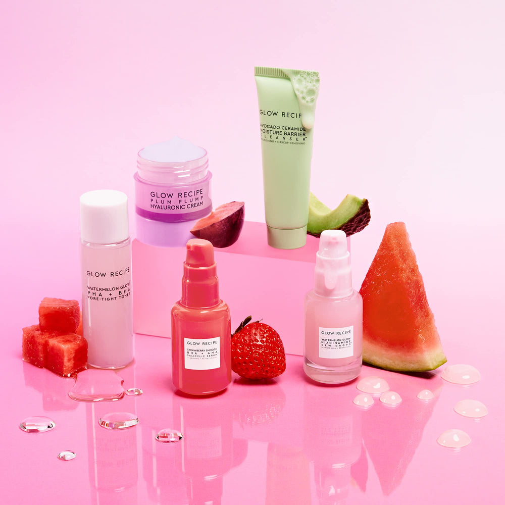 Glow Recipe Fruit Babies Kit travel case ready for on-the-go routine.