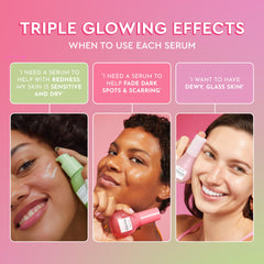 Glow Recipe Guava Dark Spot Serum targets uneven tone with brightening potential.