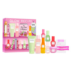 Glow Recipe Library Gift Set packaging ready for gifting and routine ideas.