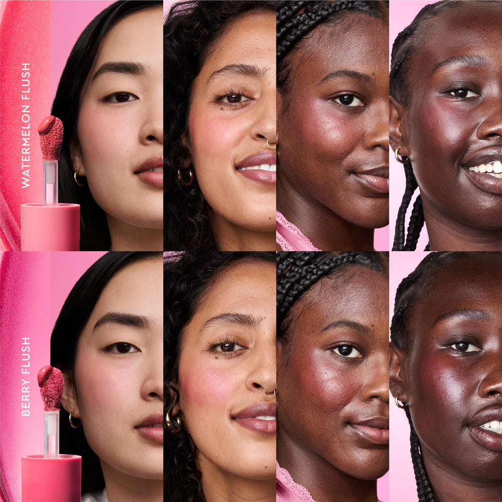 Mix with Hue Drops for a sun-kissed glow using Glow Recipe tint.