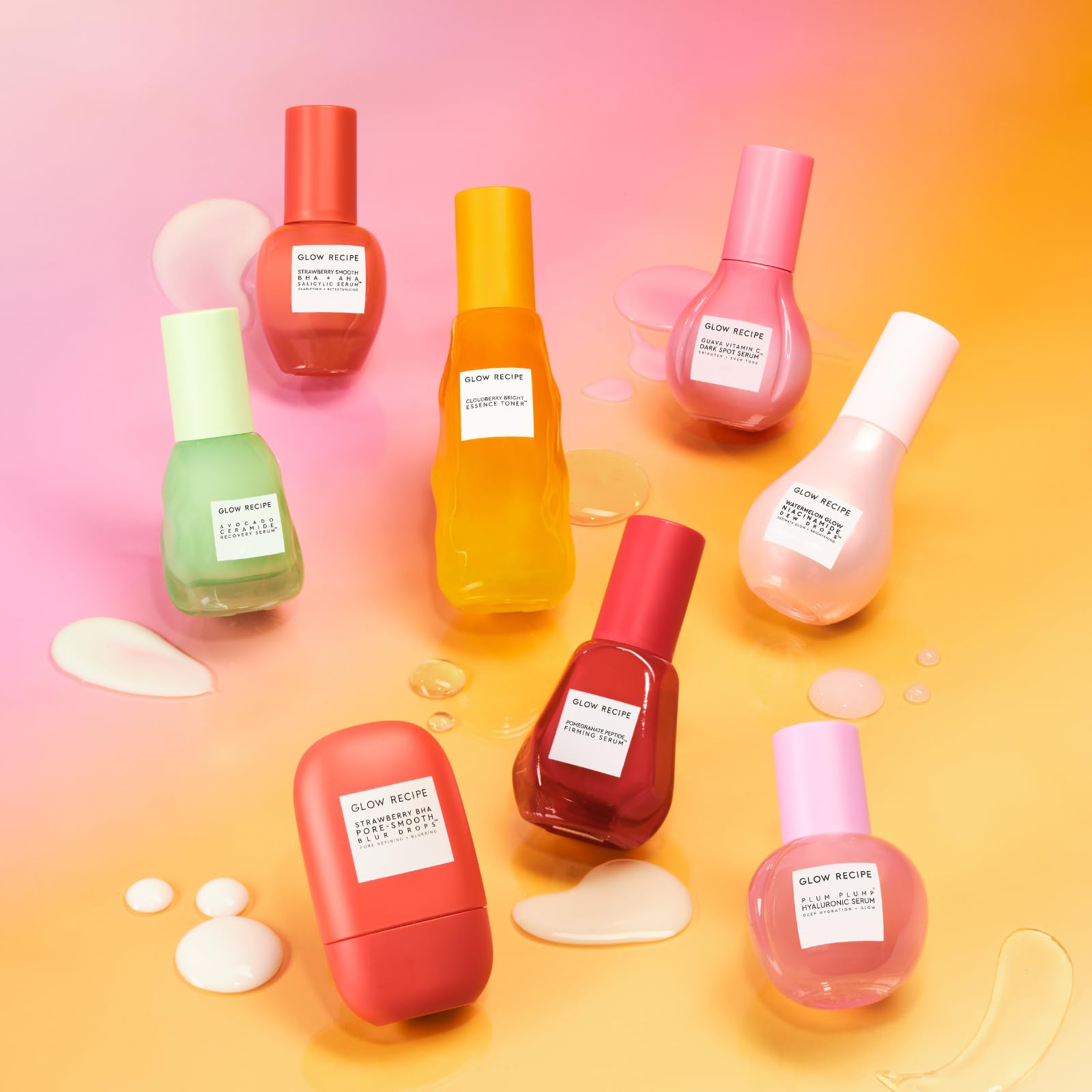 Glow Recipe premium packaging display suitable for daily skincare routines.