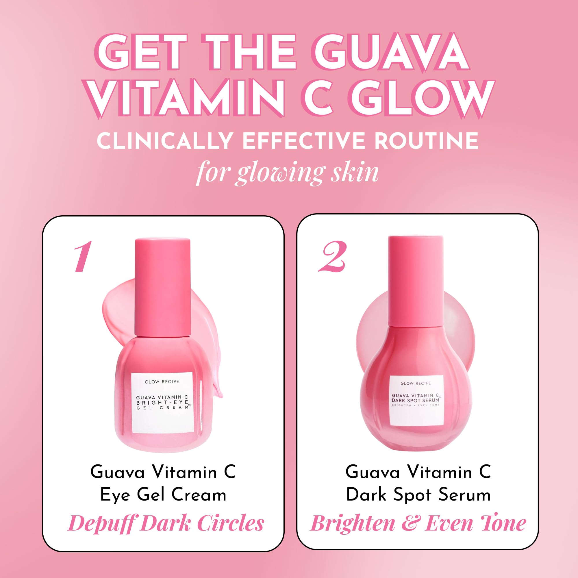 Glow Recipe glass bottle packaging emphasizing premium design.