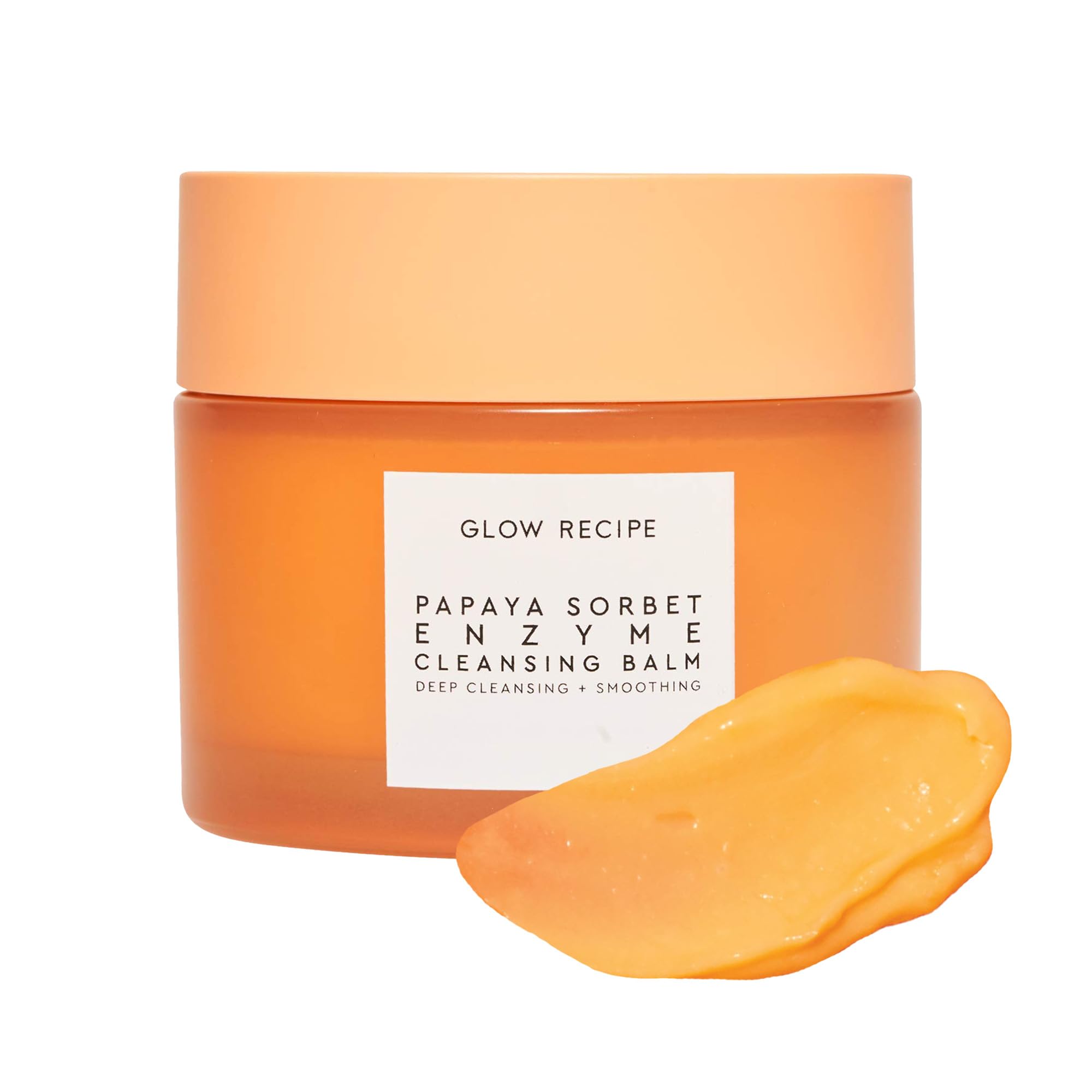 Glow Recipe Papaya Enzyme Cleansing Balm bottle ready for makeup removal