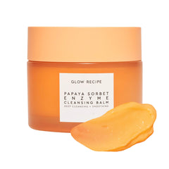 Glow Recipe Papaya Enzyme Cleansing Balm bottle ready for makeup removal