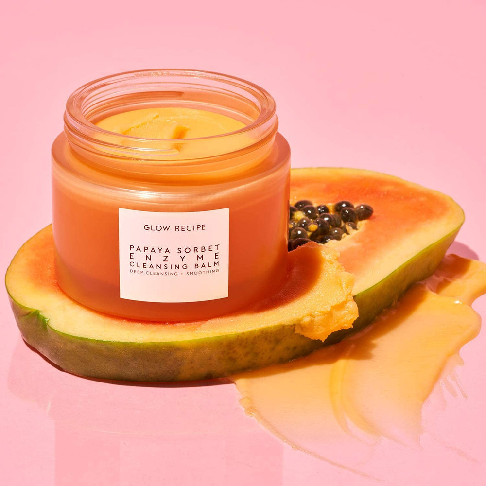 Glow Recipe vegan and cruelty-free icons indicate ethical skincare
