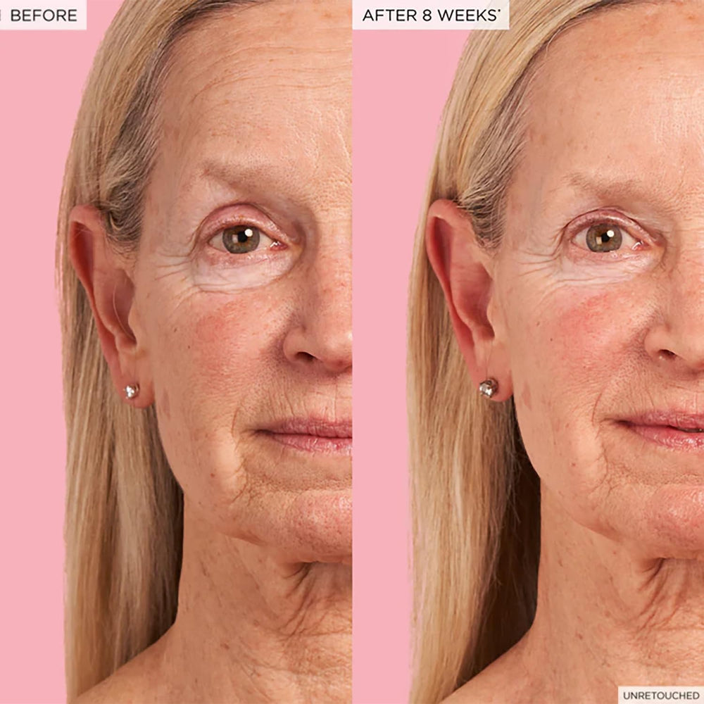 Glow Recipe peptide serum texture swirl showing lightweight hydration