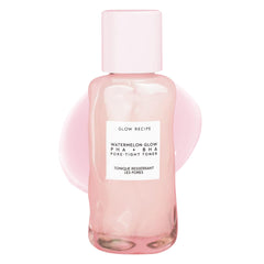 Glow Recipe PHA + BHA Toner bottle pour demonstrates gentle exfoliation for smoother skin.