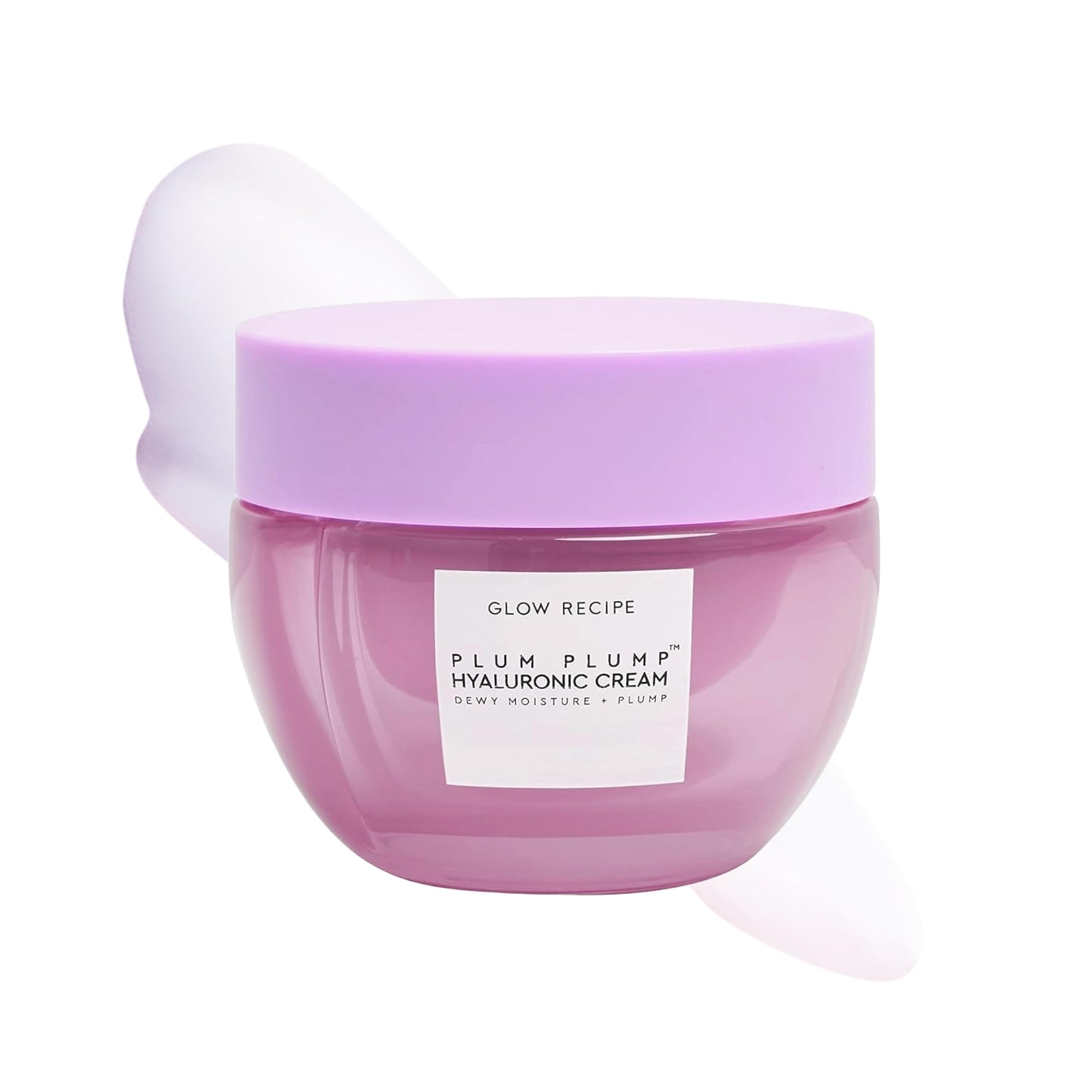 Glow Recipe Plum Plump refillable jar shown for sustainable skincare.