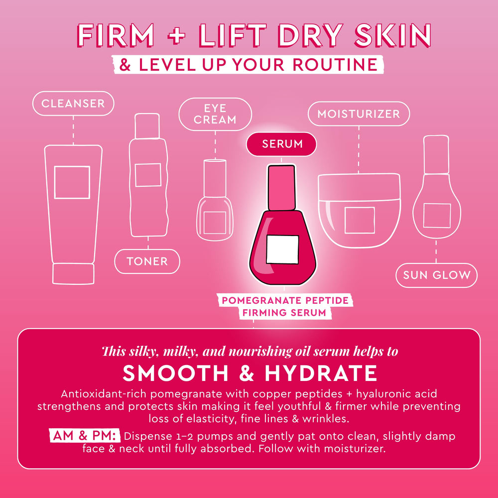 Glow Recipe pomegranate ingredients label with antioxidant-rich formula