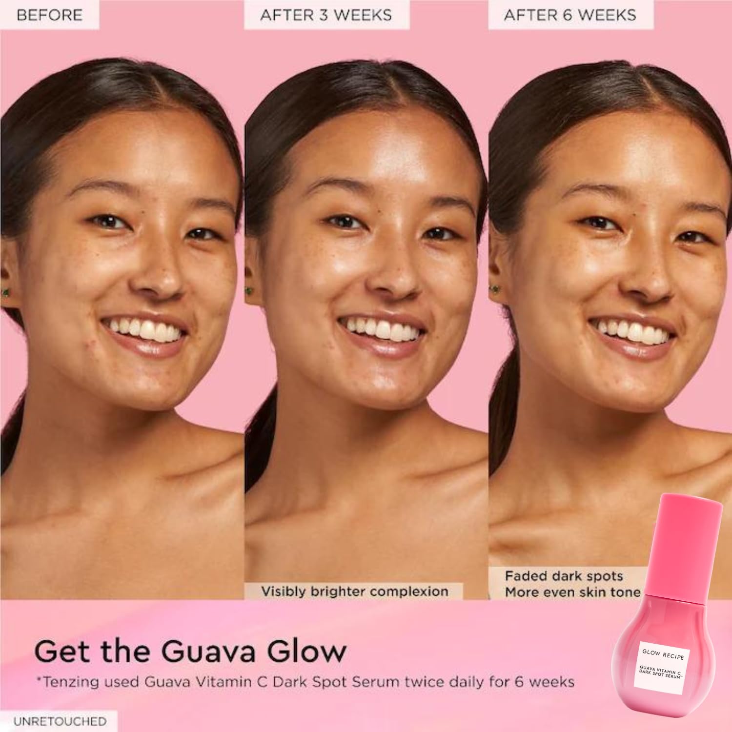 Glow Recipe Avocado Ceramide Serum texture close-up highlights silky hydration.