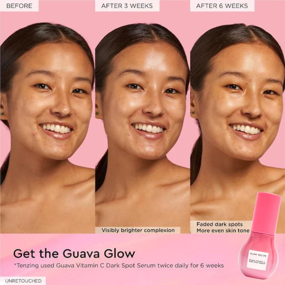 Glow Recipe Avocado Ceramide Serum texture close-up highlights silky hydration.