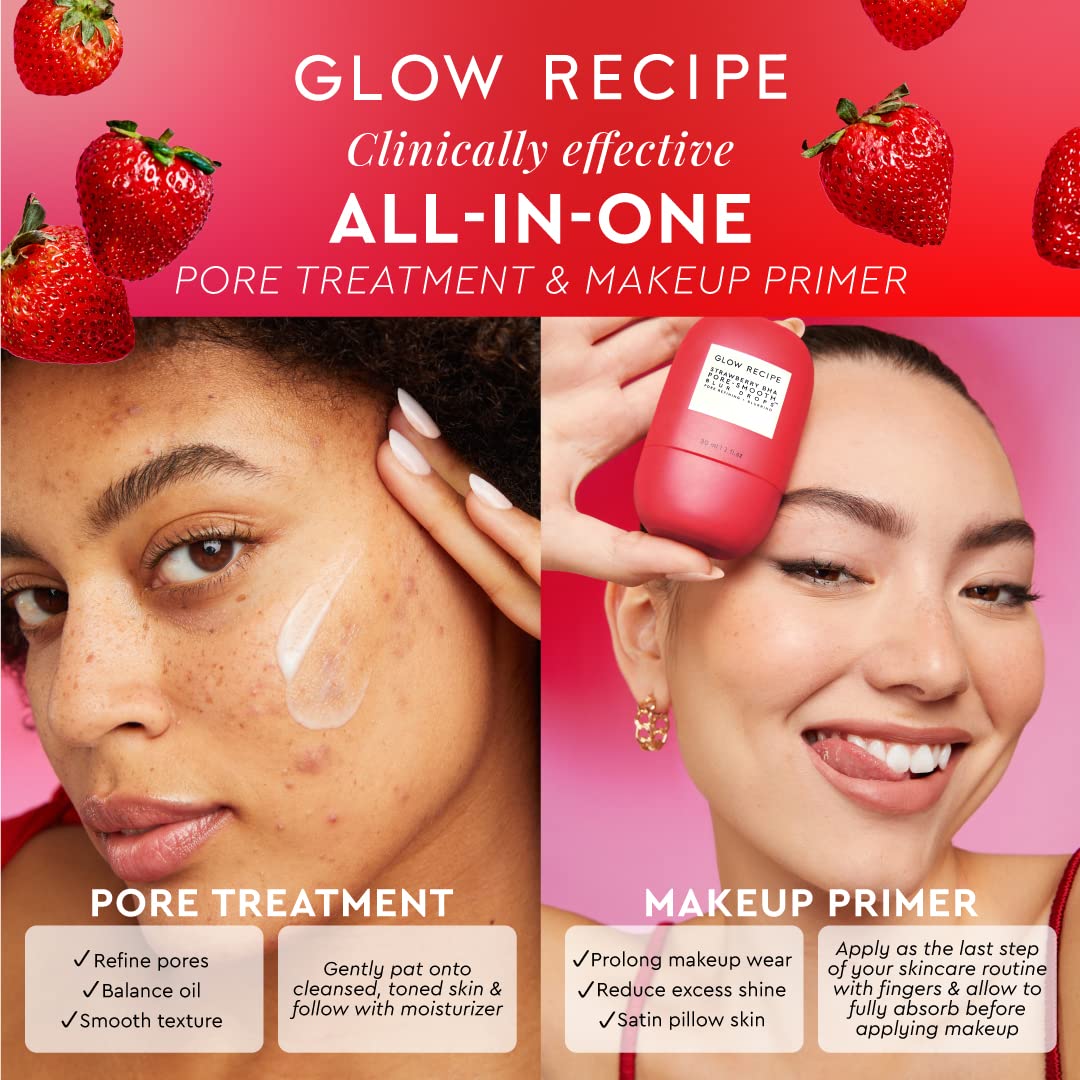 Glow Recipe Strawberry BHA Serum encapsulated BHA close-up.
