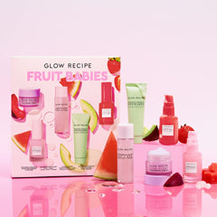 Glow Recipe Strawberry Smooth BHA + AHA Serum exfoliates for clearer skin.