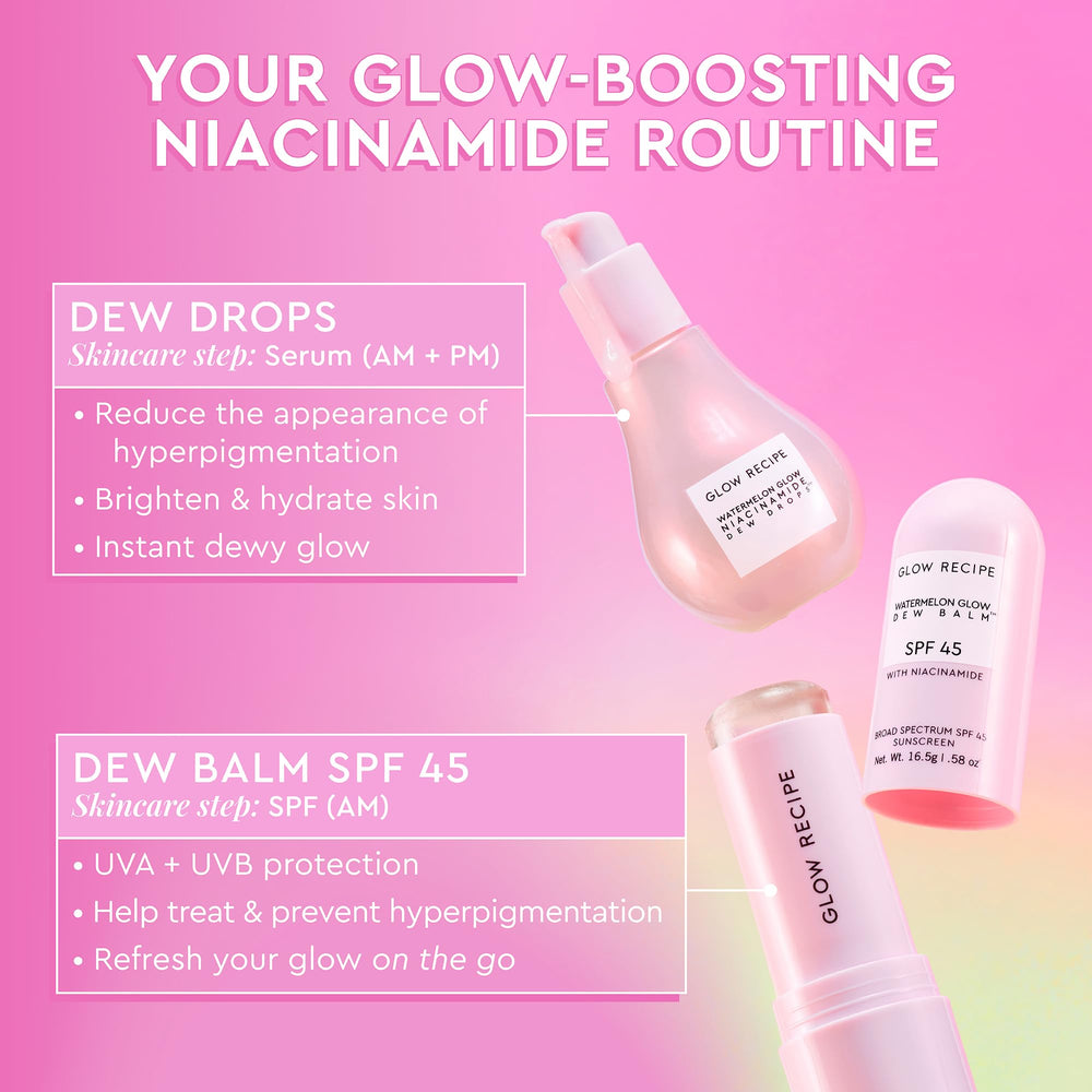 Glow Recipe sunscreen stick applies clear, non-greasy daily protection.