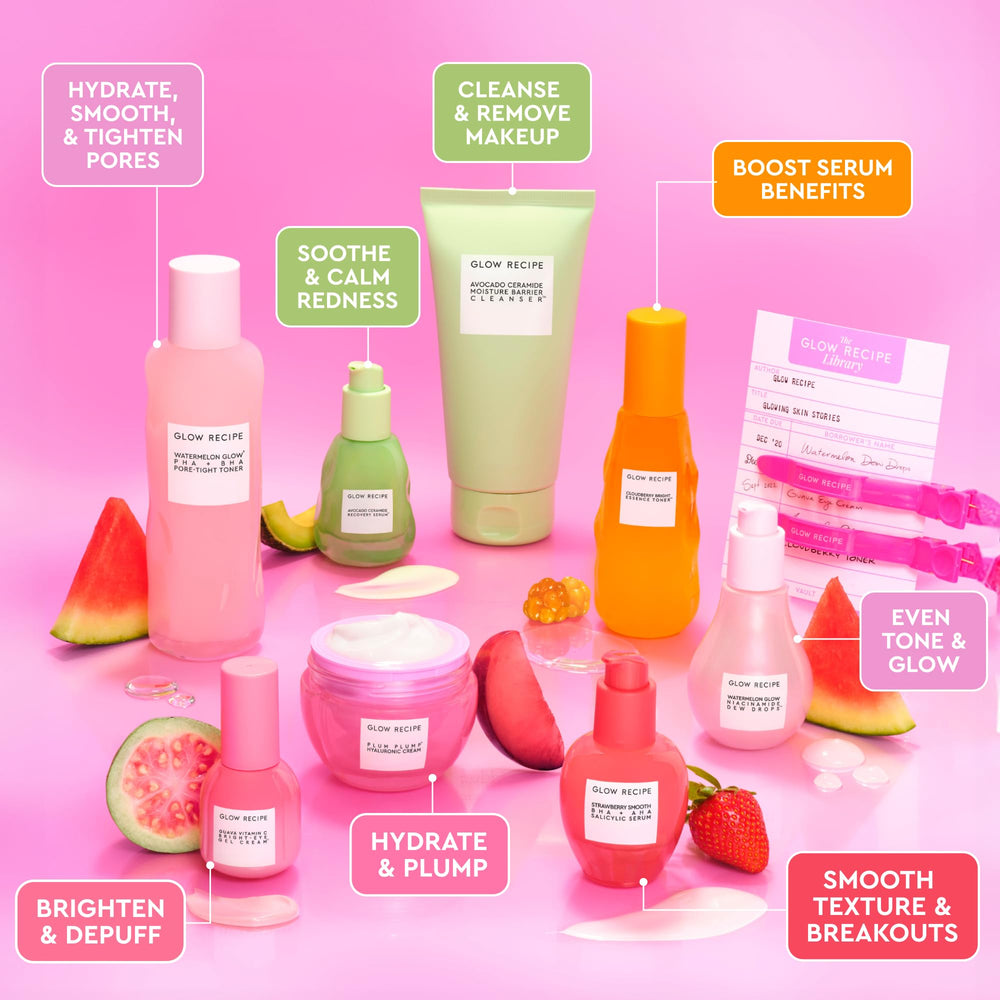 Glow Recipe Watermelon Niacinamide Dew Drops bottle for dewy glow.