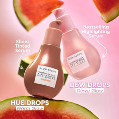 Glow Recipe Dew Drops used as a makeup primer for a refined base.