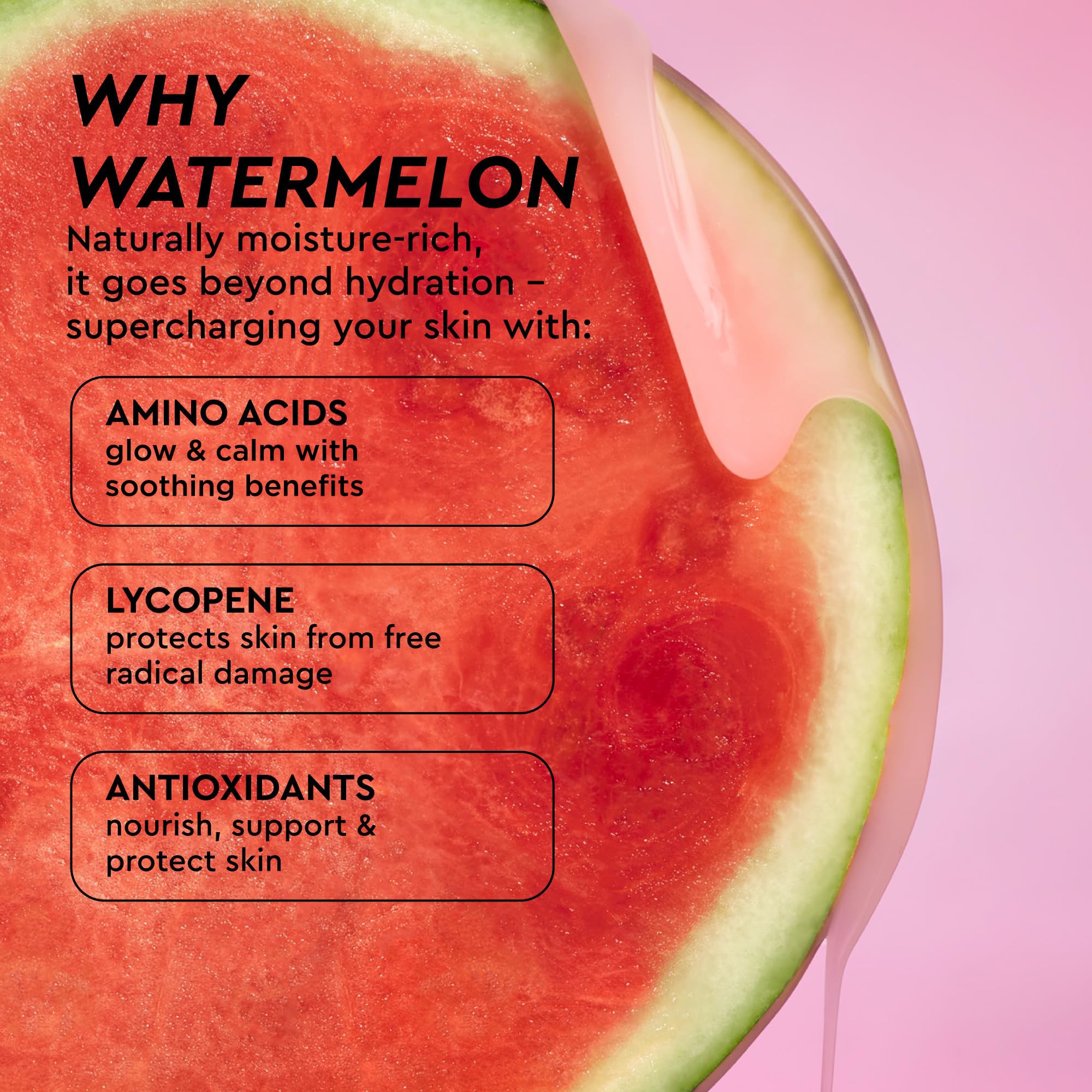 Glow Recipe Watermelon Niacinamide Dew Drops packaging emphasizes vegan and cruelty-free.