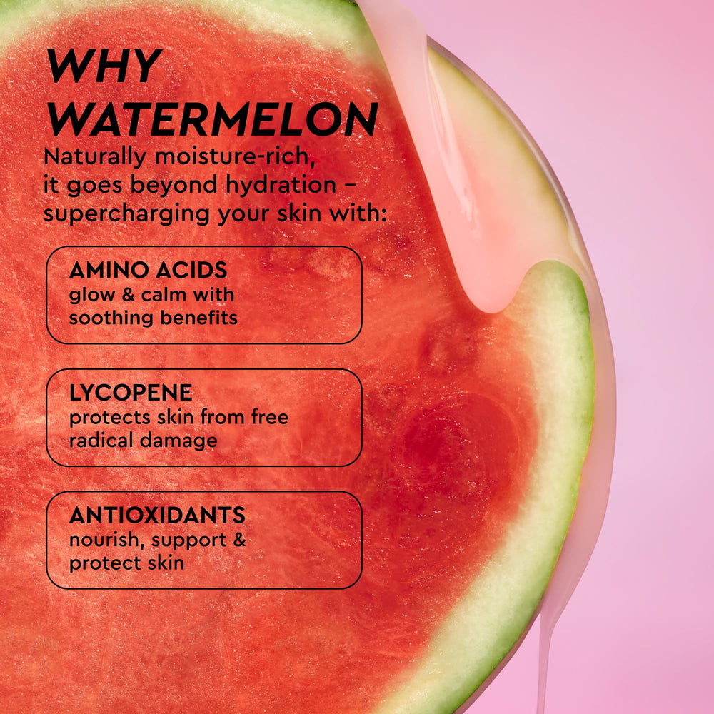 Glow Recipe Watermelon Niacinamide Dew Drops packaging emphasizes vegan and cruelty-free.