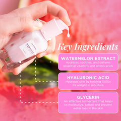 Glow Recipe Watermelon Pink Juice Moisturizer close-up texture for juicy finish