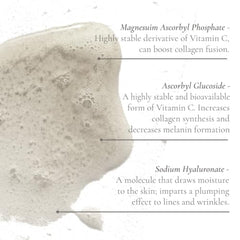 Glowbiotics dual vitamin C formula close-up highlights stable brightening actives