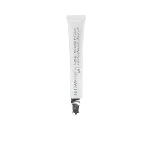 Glowbiotics probiotic eye cream texture close-up indicating moisture and gentle firming
