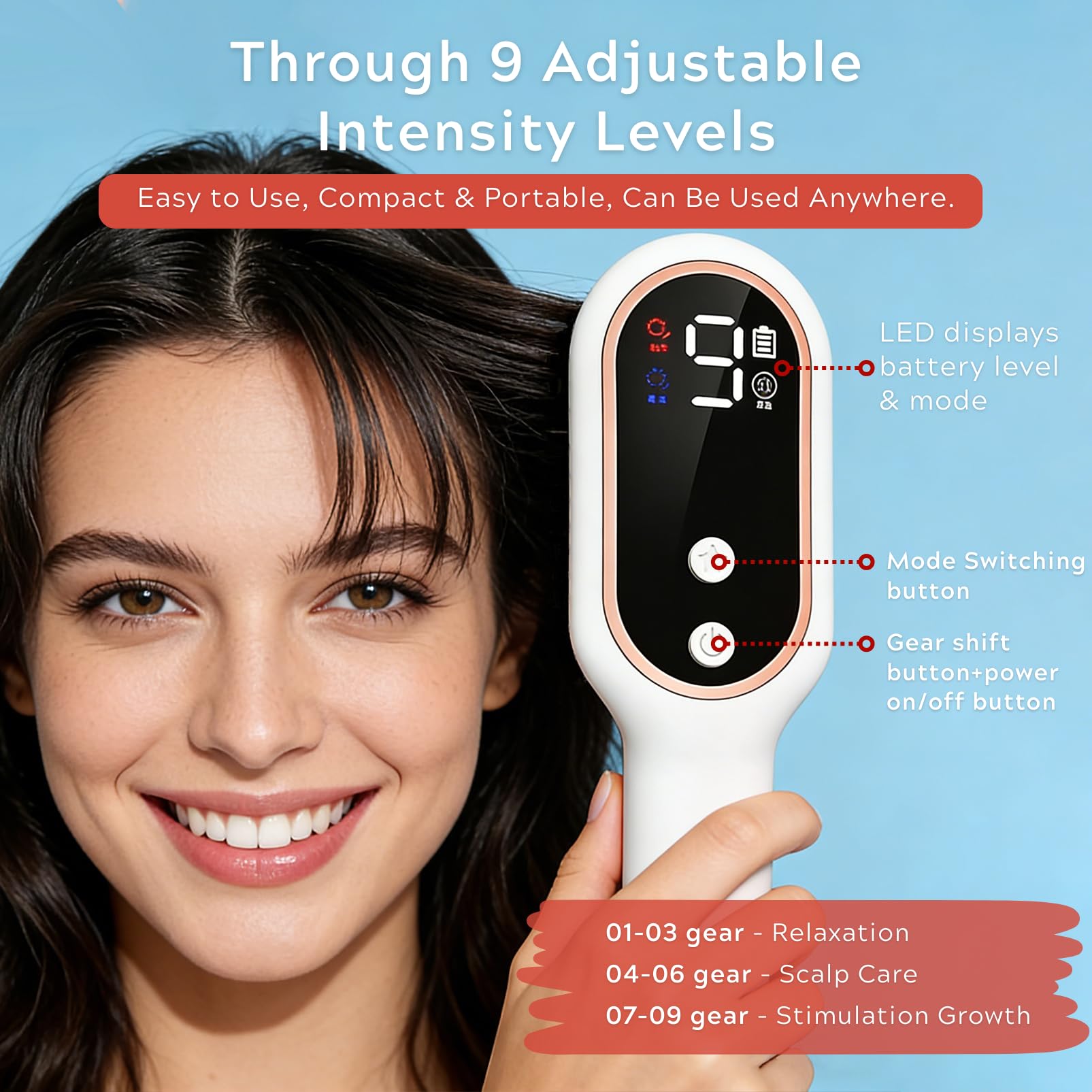 GlowFars portable, waterproof design fits travel and home routines
