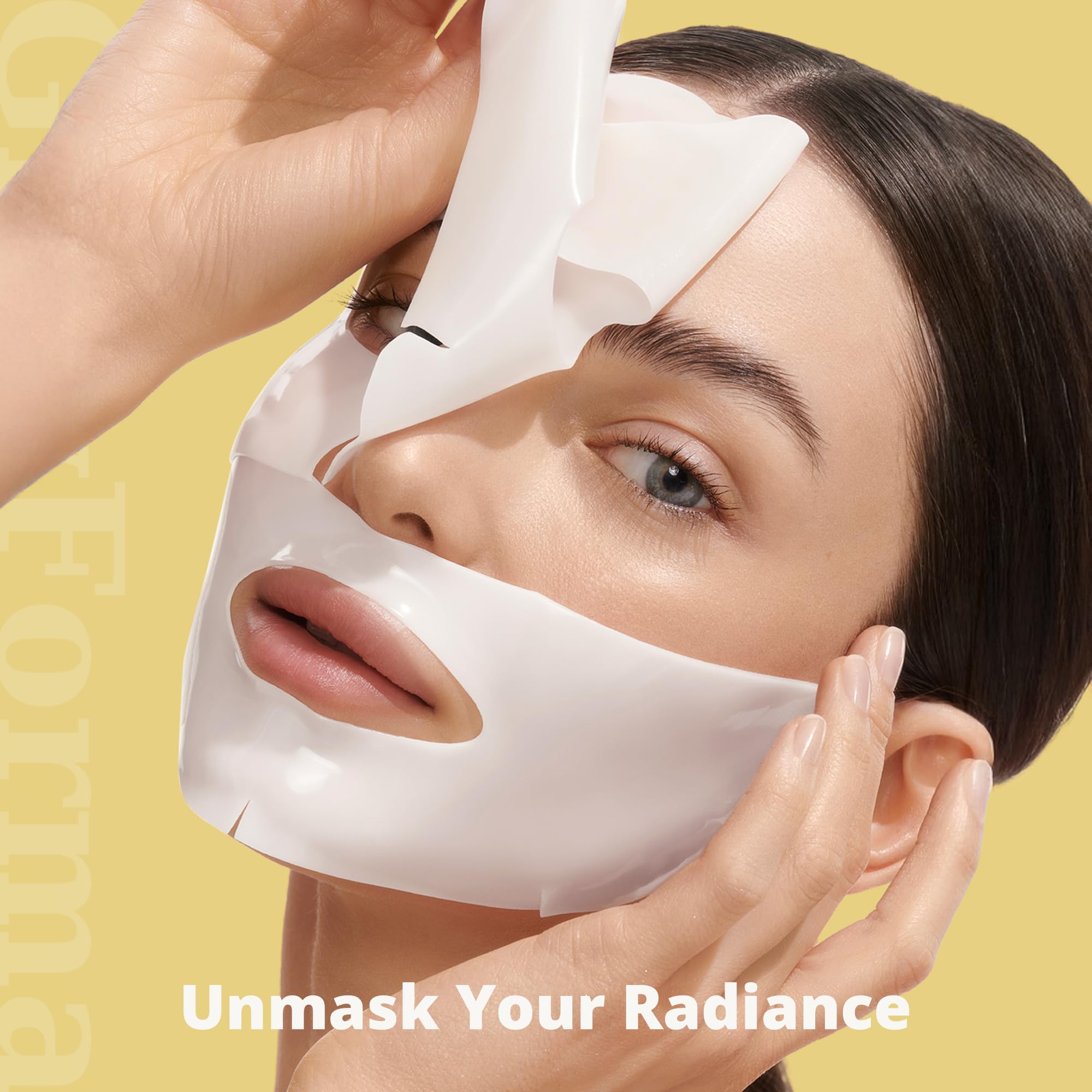 GlowForma gentle formula suitable for all skin types; patch test advised.