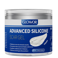 Glowor silicone scar gel bottle for easy facial and body use